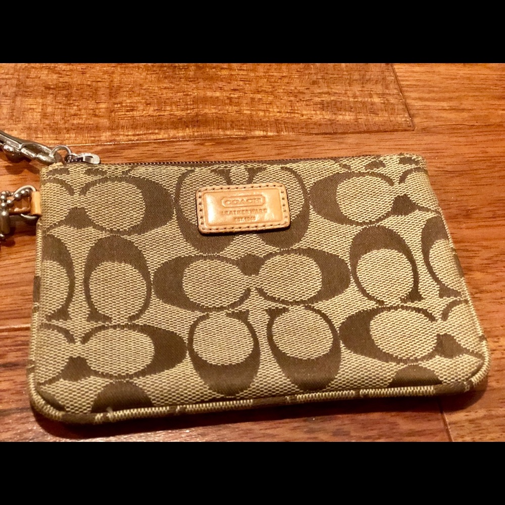 Beige Coach Wrislet